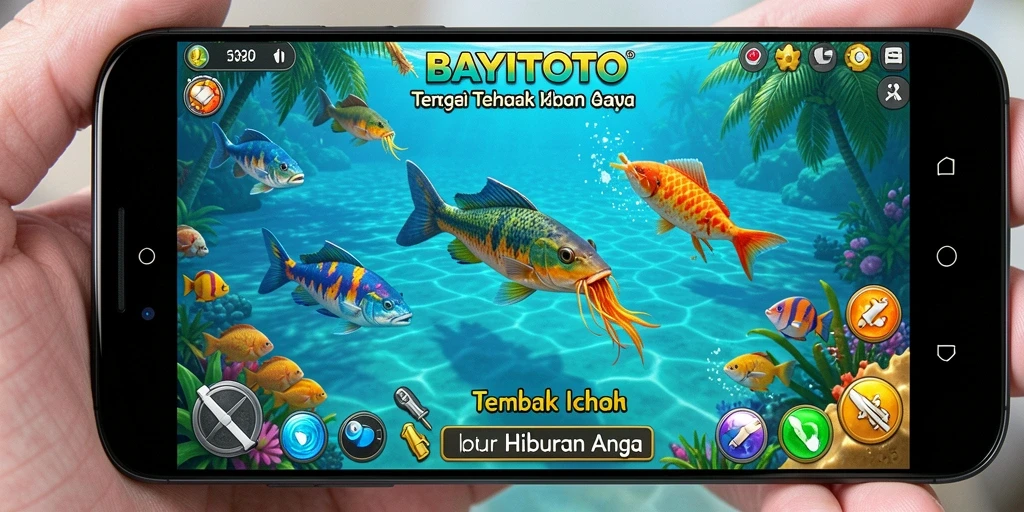 Screenshot gameplay seru dari BAYITOTO yang menampilkan aksi Tembak Ikan.