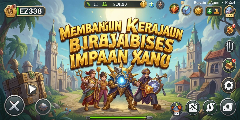 Gameplay Tycoon menantang dan menarik dalam EZ338.