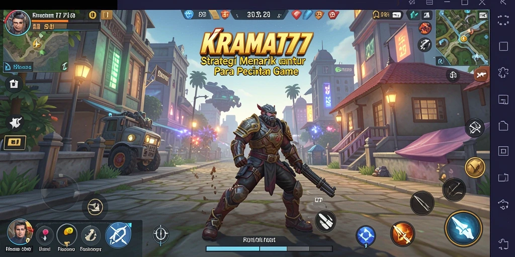 Tampilan gameplay menegangkan dalam KRAMAT77 yang penuh strategi.