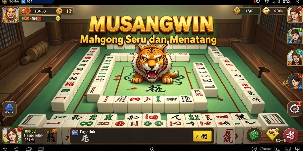 Tangkapan layar gameplay Mahjong yang menarik di MUSANGWIN.